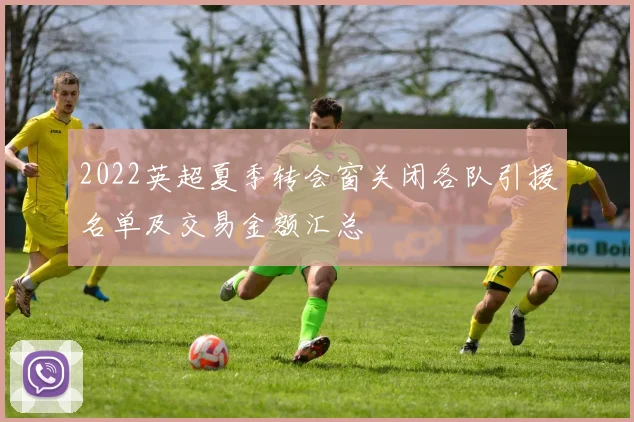2022英超夏季转会窗关闭各队引援名单及交易金额汇总